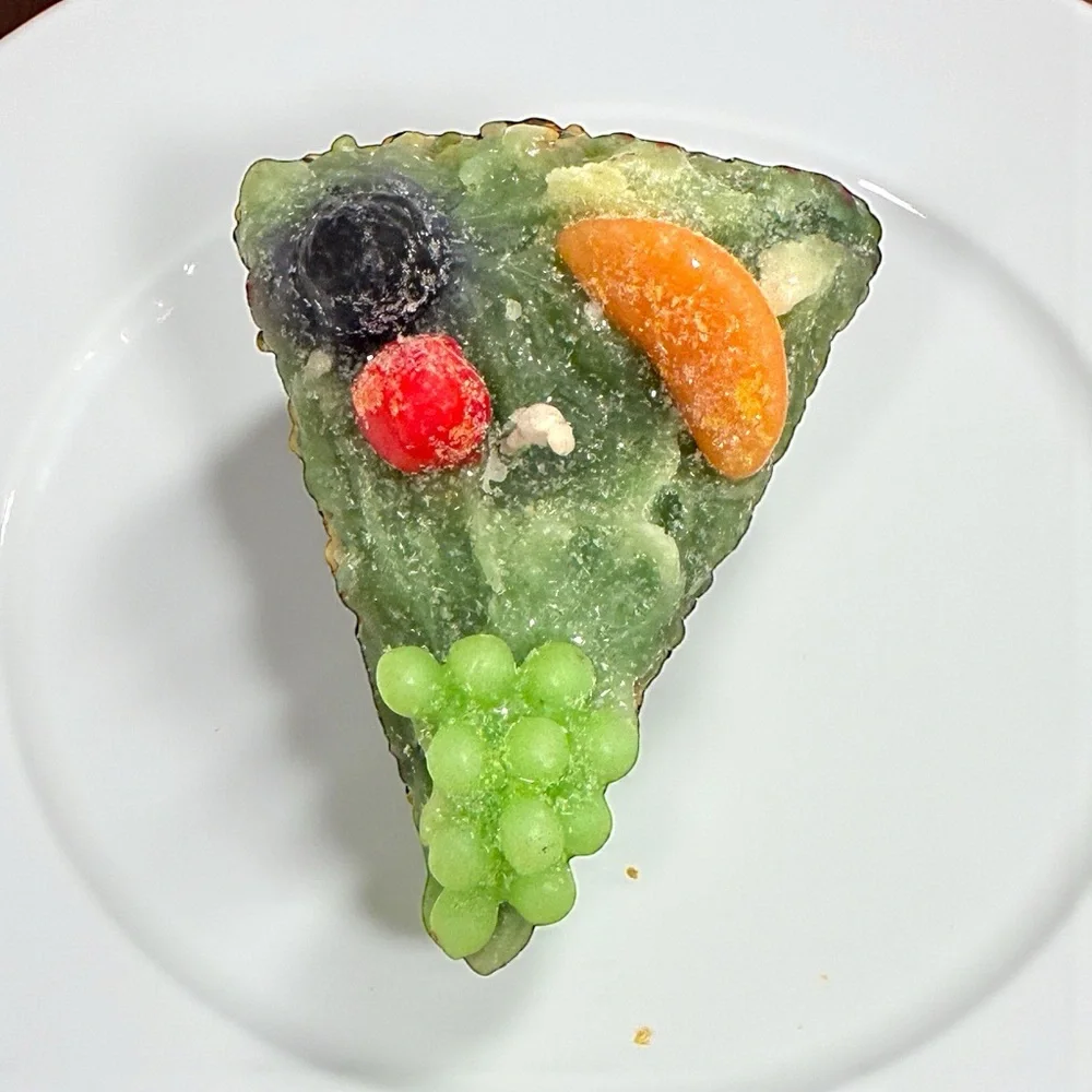 Cerería Introna Fruit Cake Slice Candle Italian Dessert Decor NWT